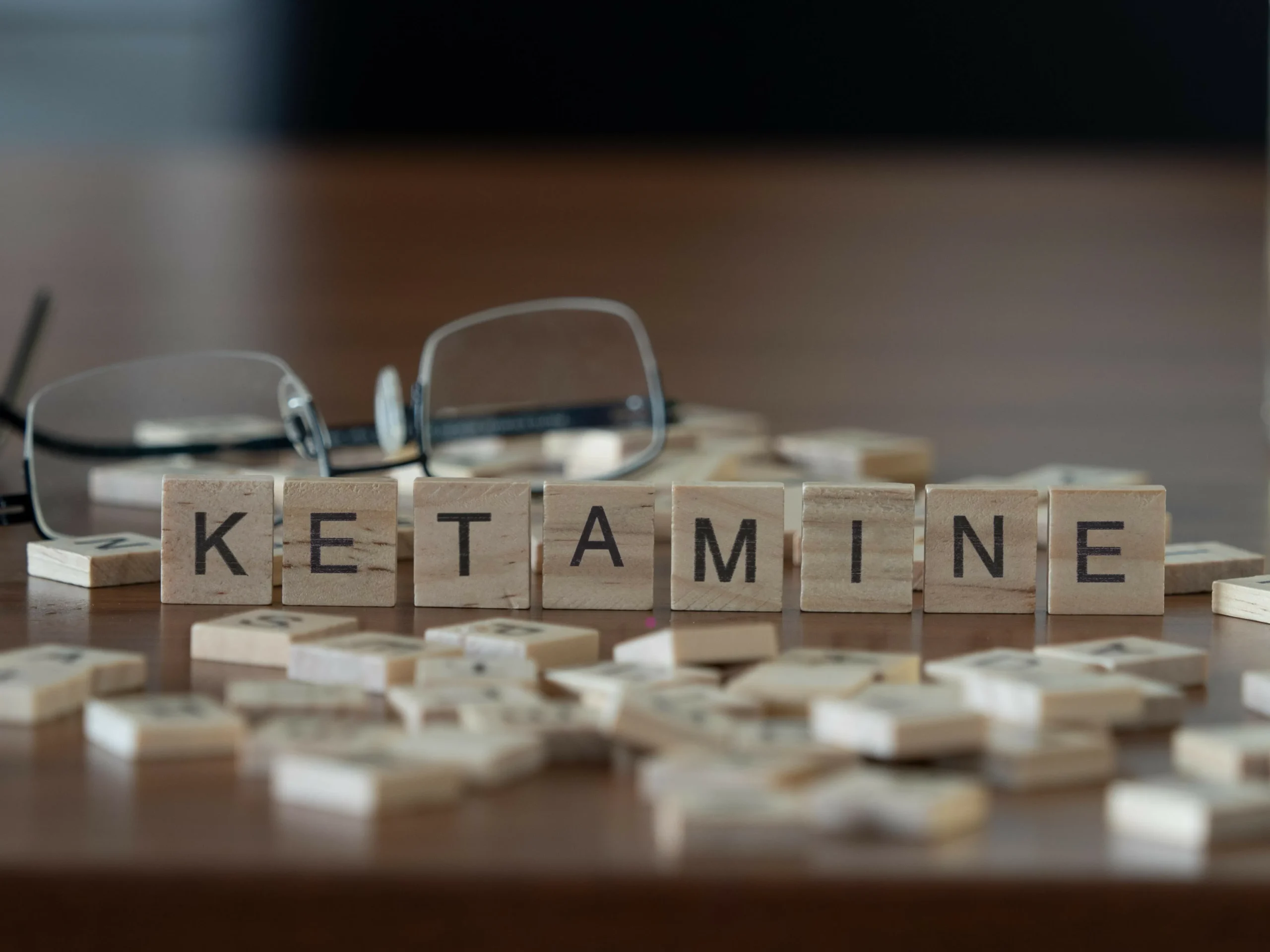 Ketamine word displayed in wooden boxes | nova vitacare | Texas